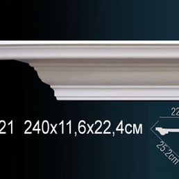 AB121 Карниз гладкий AB121 Карниз гладкий