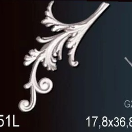 G2351L Декоративный элемент левый G2351L Декоративный элемент левый