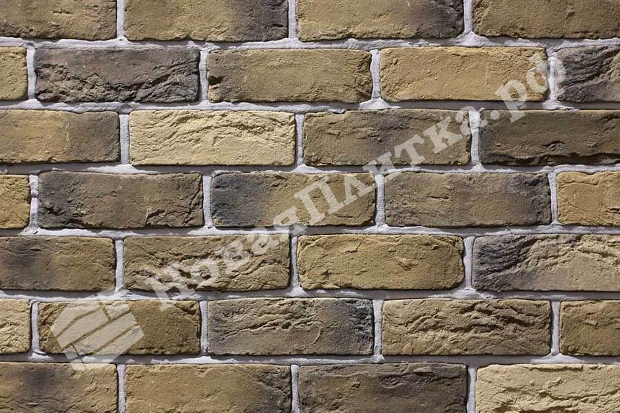 Декоративный кирпич  "Шамотный кирпич" 12-16, угловой элемент Декоративный кирпич  "Шамотный кирпич" 12-16, угловой элемент