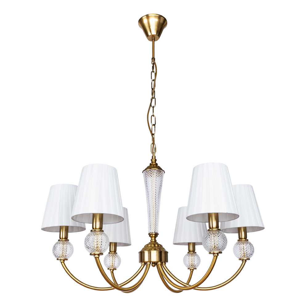 Подвесная люстра Arte Lamp GRACIE A7301LM-6PB Подвесная люстра Arte Lamp GRACIE A7301LM-6PB